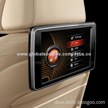 10.1-inch Car Headrest DVD Player with Bracket, TF/USB/FM Radio/IR Transmitter